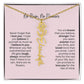 No Rain - No Flowers | Birth Necklace | Name Necklace | Personalized Gift for Mom, Bonus Daughter, and Sister - Ever Trendy Essentials
