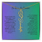 No Rain - No Flowers | Birth Necklace | Name Necklace | Special Gift for Mom, Sister, and Soulmate - Ever Trendy Essentials