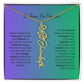 No Rain - No Flowers | Birth Necklace | Name Necklace | Special Gift for Mom, Sister, and Soulmate - Ever Trendy Essentials