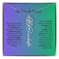 No Rain - No Flowers | Birth Necklace | Name Necklace | Special Gift for Mom, Sister, and Soulmate - Ever Trendy Essentials
