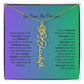 No Rain - No Flowers | Birth Necklace | Name Necklace | Special Gift for Mom, Sister, and Soulmate - Ever Trendy Essentials