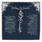 No Rain - No Flowers | Birth Necklace | Name Necklace | Special Gift from Dad to Daughter - Ever Trendy Essentials