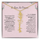 No Rain - No Flowers | Birth Necklace | Name Necklace | Special Gift from Dad to Daughter - Ever Trendy Essentials