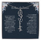 No Rain - No Flowers | Birth Necklace | Name Necklace | Special Gift from Dad to Daughter - Ever Trendy Essentials