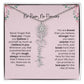 No Rain - No Flowers | Birth Necklace | Name Necklace | Special Gift from Dad to Daughter - Ever Trendy Essentials