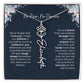No Rain - No Flowers | Birth Necklace | Name Necklace | Special Gift from Dad to Daughter - Ever Trendy Essentials