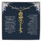 No Rain - No Flowers | Birth Necklace | Name Necklace | Special Gift from Dad to Daughter - Ever Trendy Essentials
