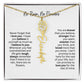 No Rain - No Flowers | Birth Necklace | Name Necklace | Thoughtful Gift for Mom, Wife, and Soulmate - Ever Trendy Essentials
