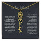 No Rain - No Flowers I Birth Necklace I Name Necklace - Ever Trendy Essentials