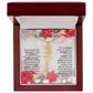 No Rain No Flowers Necklace for Daughter - Christmas Birth Flower Jewelry Gift 2025 - Ever Trendy Essentials