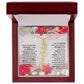 No Rain No Flowers Necklace for Daughter - Christmas Birth Flower Jewelry Gift 2025 - Ever Trendy Essentials