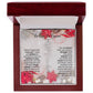 No Rain No Flowers Necklace for Daughter - Christmas Birth Flower Jewelry Gift 2025 - Ever Trendy Essentials