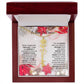 No Rain No Flowers Necklace for Daughter - Christmas Birth Flower Jewelry Gift 2025 - Ever Trendy Essentials