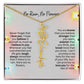No Rain No Flowers Necklace for Daughter - Christmas Personalized Birth Flower Jewelry 2025 - Ever Trendy Essentials