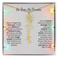 No Rain No Flowers Necklace for Daughter - Christmas Personalized Birth Flower Jewelry 2025 - Ever Trendy Essentials