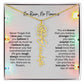 No Rain No Flowers Necklace for Daughter - Christmas Personalized Birth Flower Jewelry 2025 - Ever Trendy Essentials