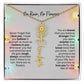 No Rain No Flowers Necklace for Daughter - Christmas Personalized Birth Flower Jewelry 2025 - Ever Trendy Essentials