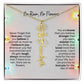 No Rain No Flowers Necklace for Daughter - Christmas Personalized Birth Flower Jewelry 2025 - Ever Trendy Essentials