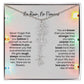 No Rain No Flowers Necklace for Daughter - Christmas Personalized Birth Flower Jewelry 2025 - Ever Trendy Essentials