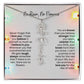 No Rain No Flowers Necklace for Daughter - Christmas Personalized Birth Flower Jewelry 2025 - Ever Trendy Essentials