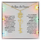 No Rain No Flowers Necklace for Daughter - Christmas Personalized Birth Flower Jewelry 2025 - Ever Trendy Essentials
