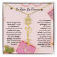 No Rain No Flowers Necklace for Daughter - Elegant Christmas Birth Flower Jewelry Gift 2025 - Ever Trendy Essentials