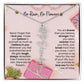 No Rain No Flowers Necklace for Daughter - Elegant Christmas Birth Flower Jewelry Gift 2025 - Ever Trendy Essentials