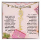 No Rain No Flowers Necklace for Daughter - Elegant Christmas Birth Flower Jewelry Gift 2025 - Ever Trendy Essentials