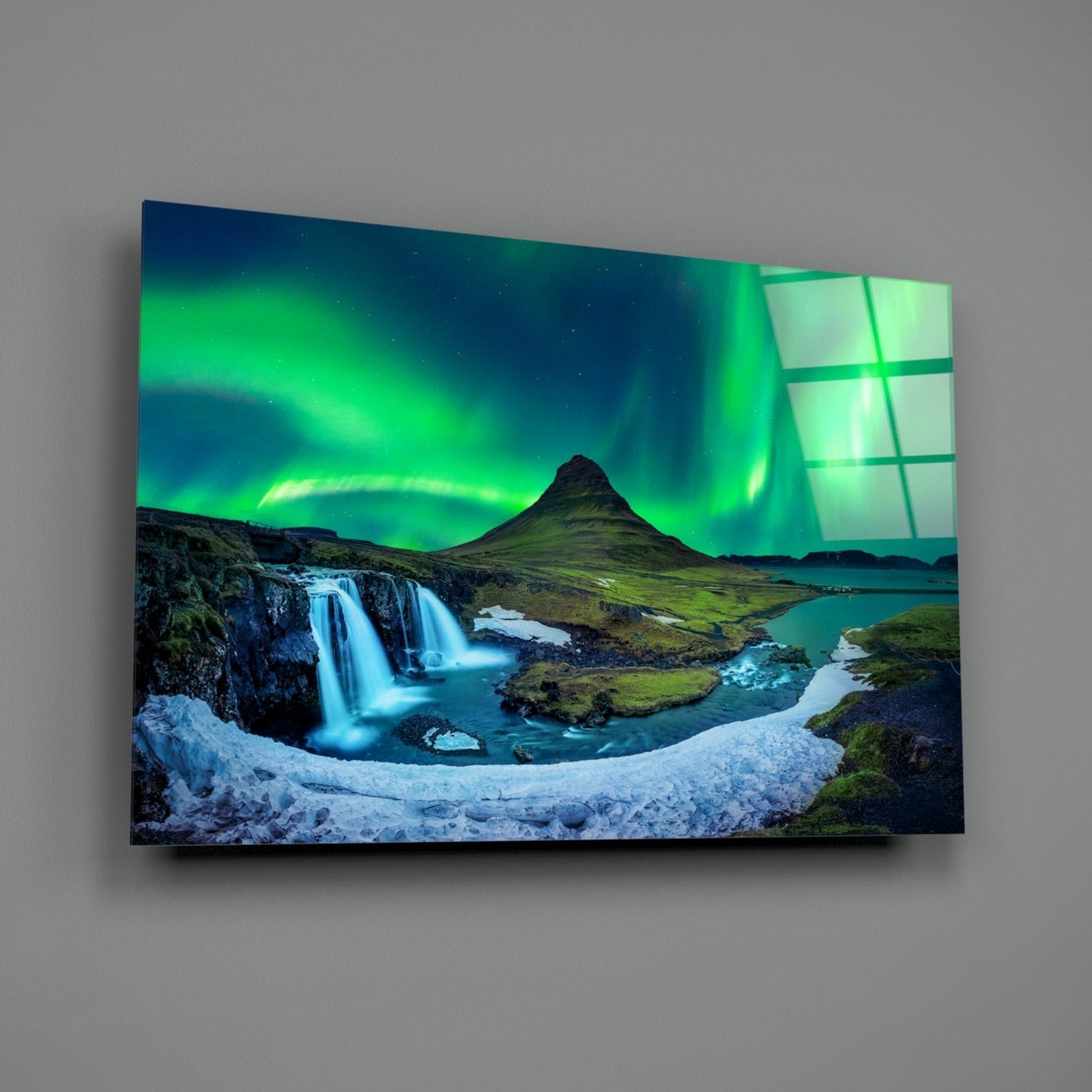 Northern Lights Glass Wall Art Daughter - Ever Trendy Essentials