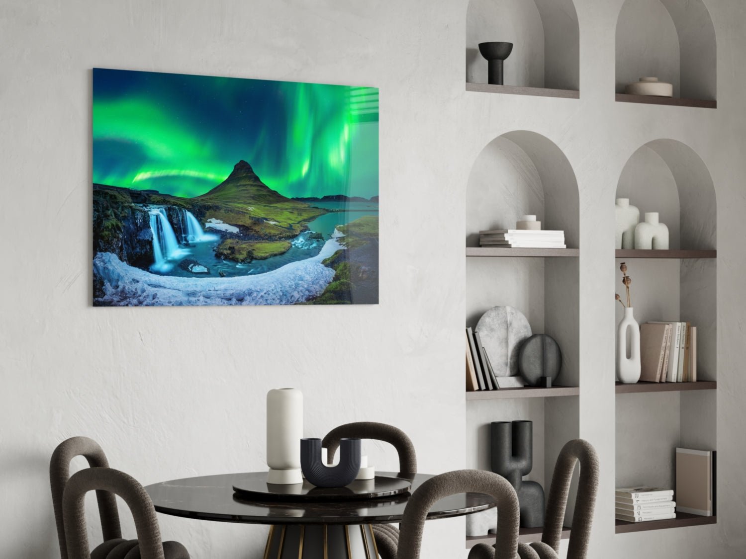 Northern Lights Glass Wall Art Daughter - Ever Trendy Essentials