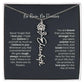 Personalized Birth Flower Necklace - Ever Trendy Essentials