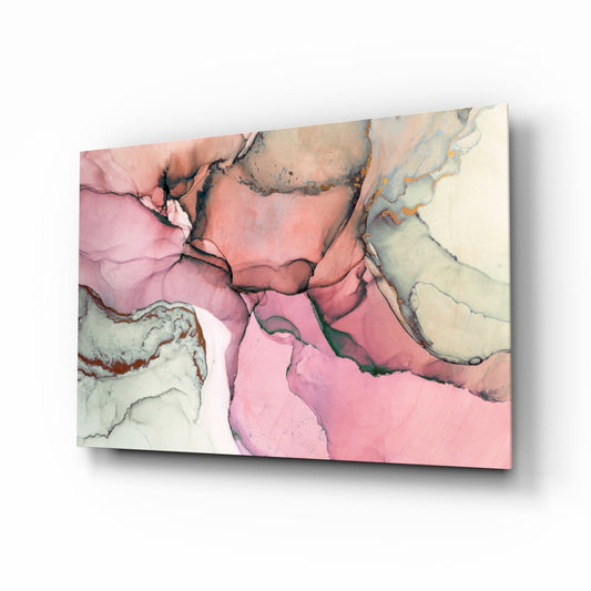 Pink Marble Pattern Glass Wall Art Daughter - Ever Trendy Essentials