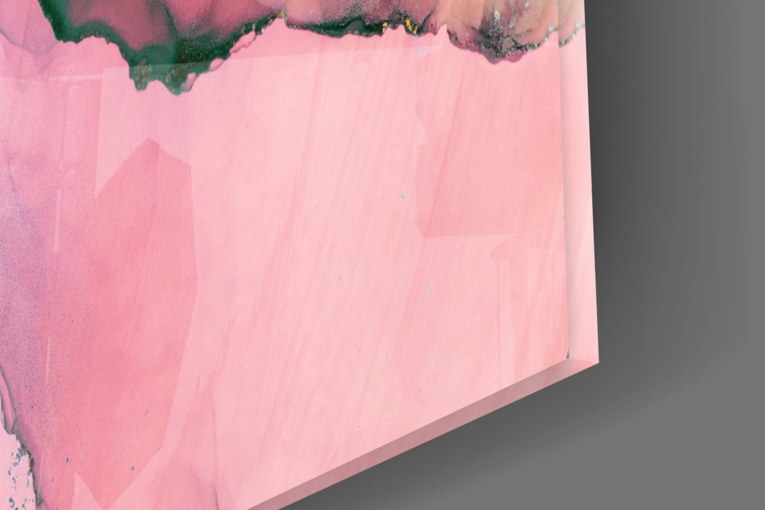Pink Marble Pattern Glass Wall Art Daughter - Ever Trendy Essentials
