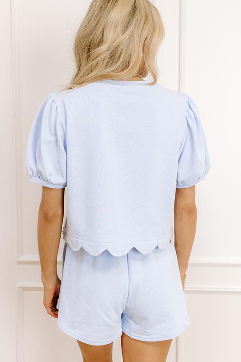 Princess Pearl Scalloped Skort Set - Ever Trendy Essentials