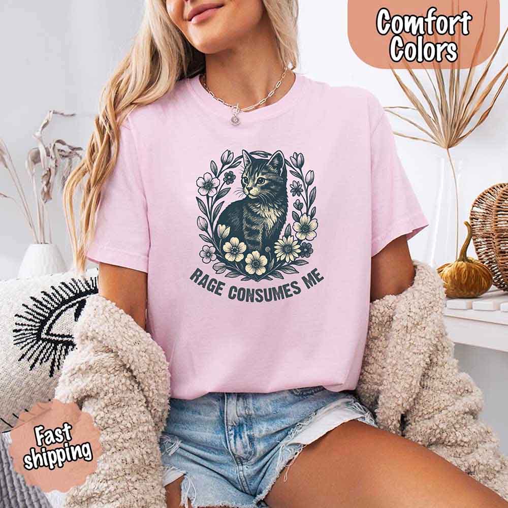 Rage Consumes Me Comfort Colors Shirt – Funny Meme Tee - Ever Trendy Essentials