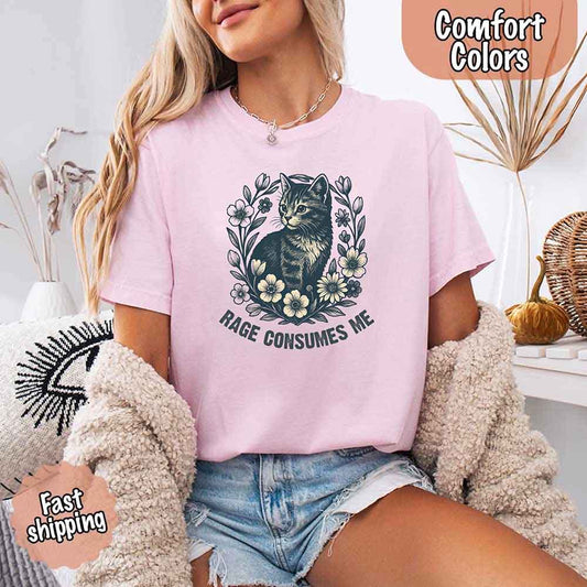Rage Consumes Me Comfort Colors Shirt – Funny Meme Tee - Ever Trendy Essentials