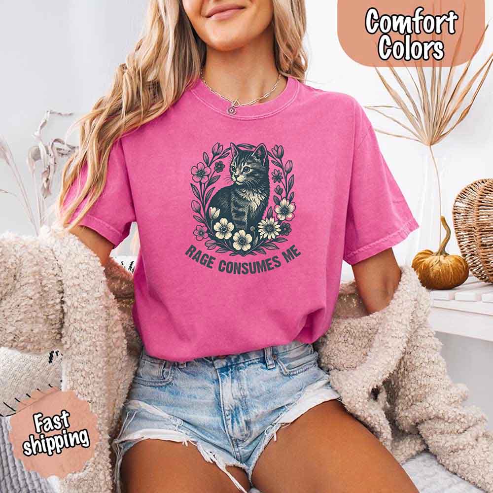 Rage Consumes Me Comfort Colors Shirt – Funny Meme Tee - Ever Trendy Essentials
