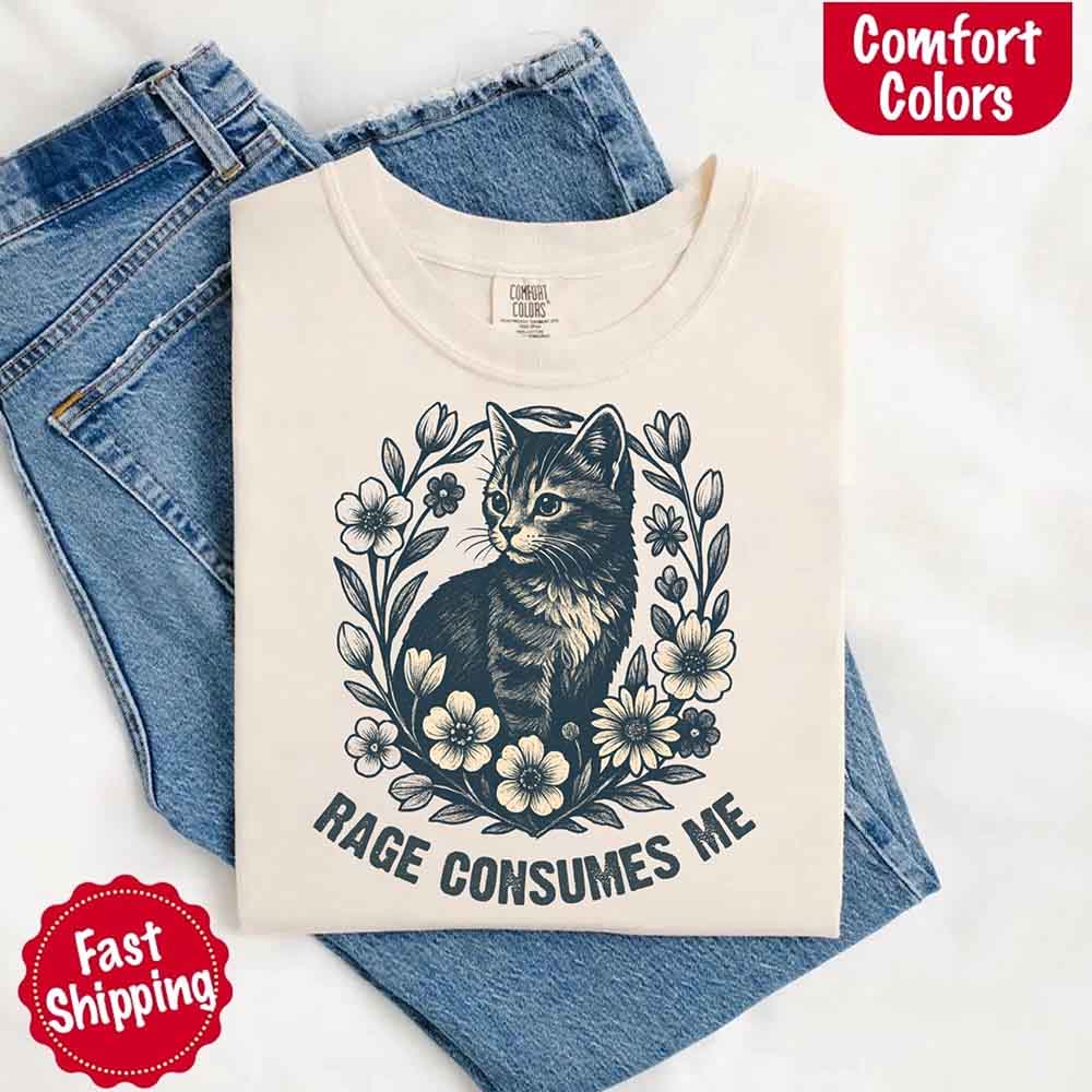 Rage Consumes Me Comfort Colors Shirt – Funny Meme Tee - Ever Trendy Essentials