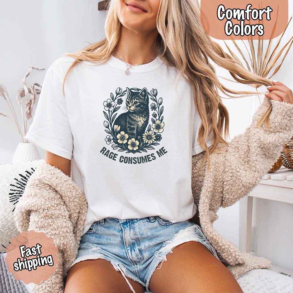 Rage Consumes Me Comfort Colors Shirt – Funny Meme Tee - Ever Trendy Essentials