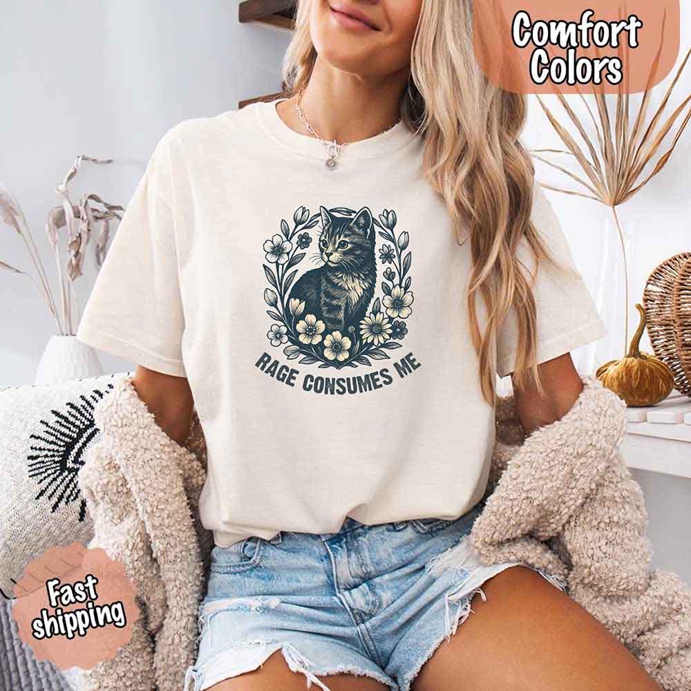 Rage Consumes Me Comfort Colors Shirt – Funny Meme Tee - Ever Trendy Essentials
