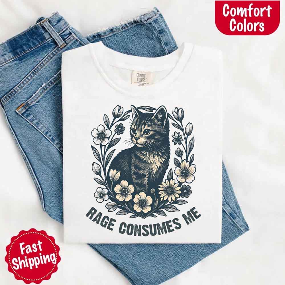 Rage Consumes Me Comfort Colors Shirt – Funny Meme Tee - Ever Trendy Essentials