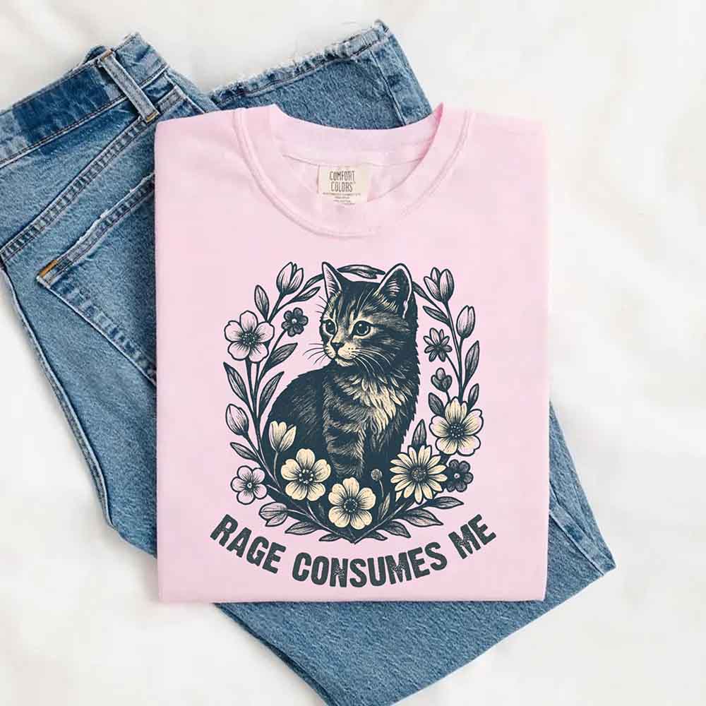 Rage Consumes Me Comfort Colors Shirt – Funny Meme Tee - Ever Trendy Essentials