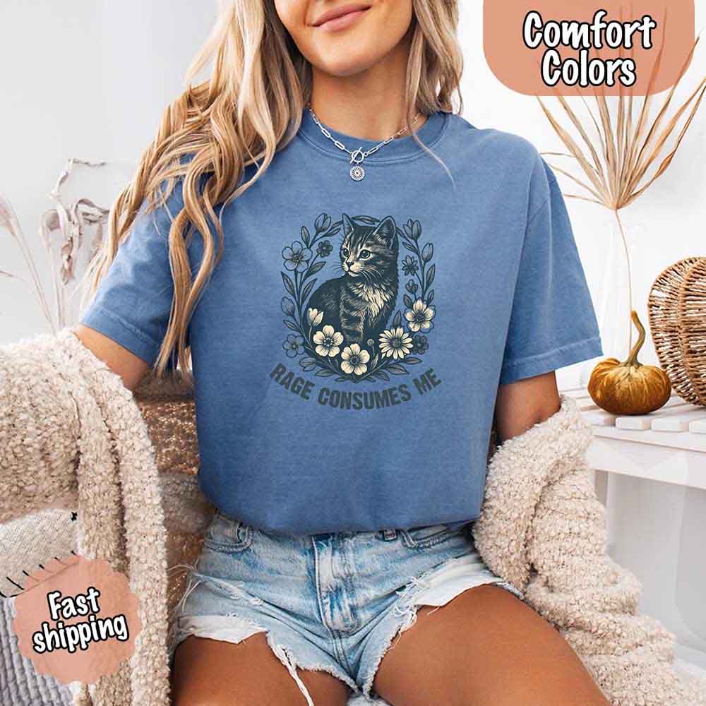 Rage Consumes Me Comfort Colors Shirt – Funny Meme Tee - Ever Trendy Essentials
