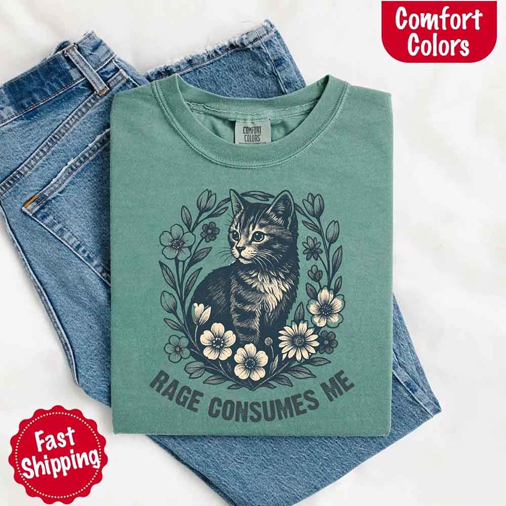 Rage Consumes Me Comfort Colors Shirt – Funny Meme Tee - Ever Trendy Essentials