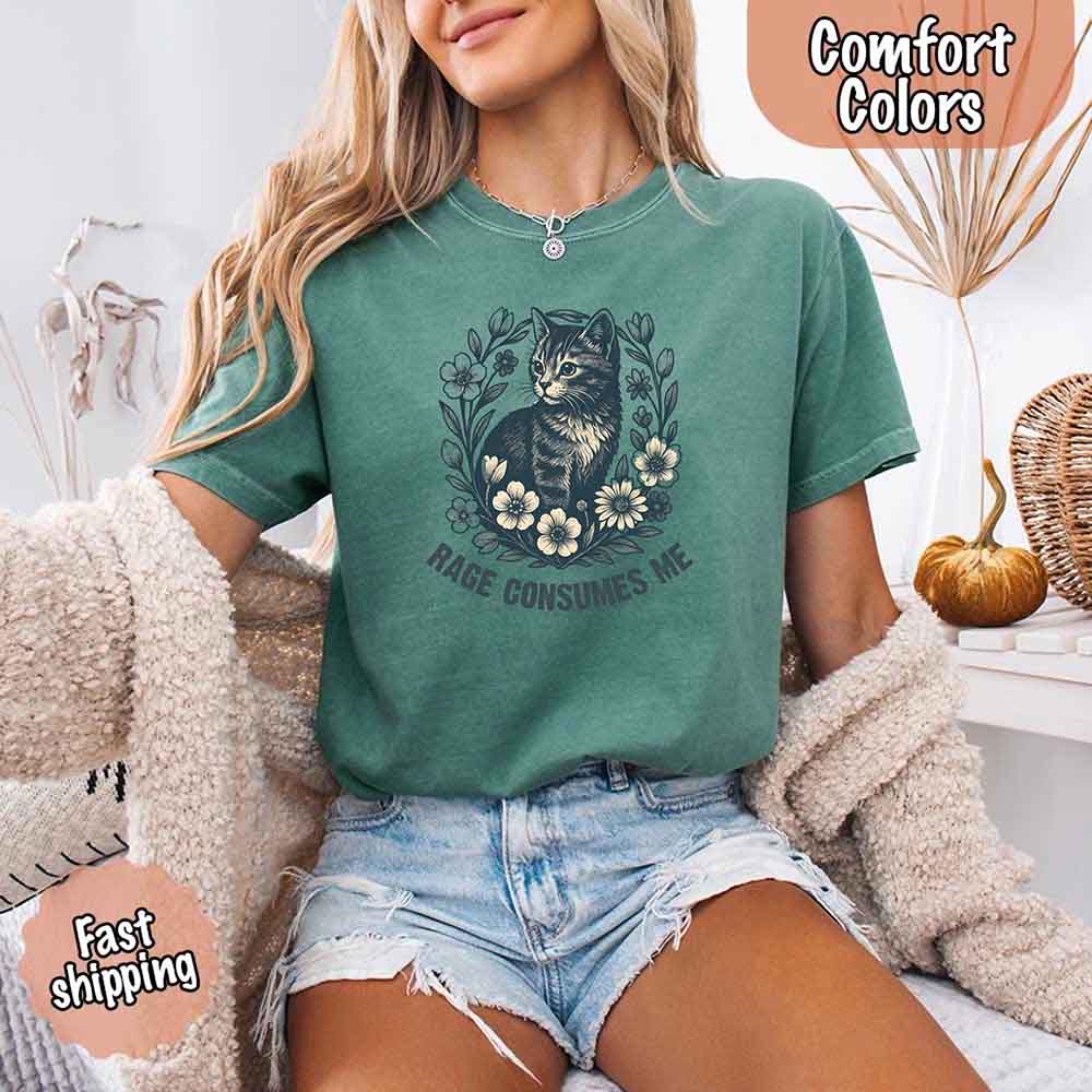 Rage Consumes Me Comfort Colors Shirt – Funny Meme Tee - Ever Trendy Essentials