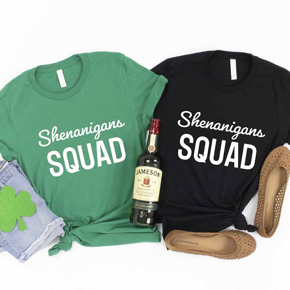 Shenanigans St. Patty's Squad Tee - Ever Trendy Essentials