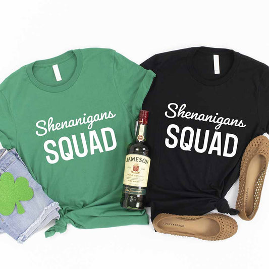 Shenanigans St. Patty's Squad Tee - Ever Trendy Essentials