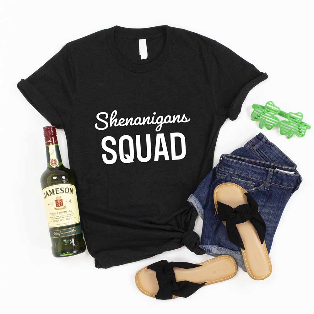 Shenanigans St. Patty's Squad Tee - Ever Trendy Essentials