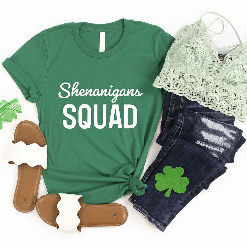 Shenanigans St. Patty's Squad Tee - Ever Trendy Essentials