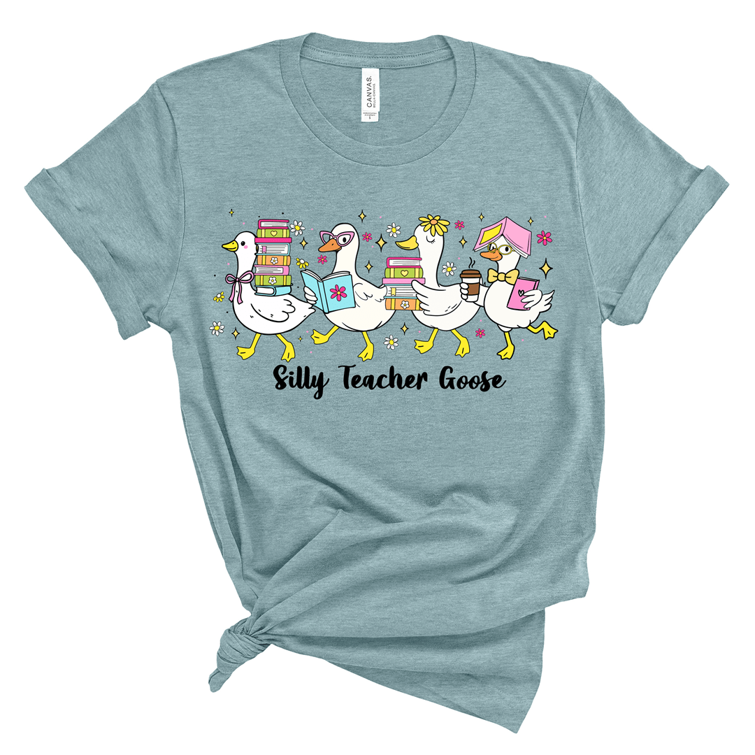 Silly Teacher Goose Tee - Ever Trendy Essentials